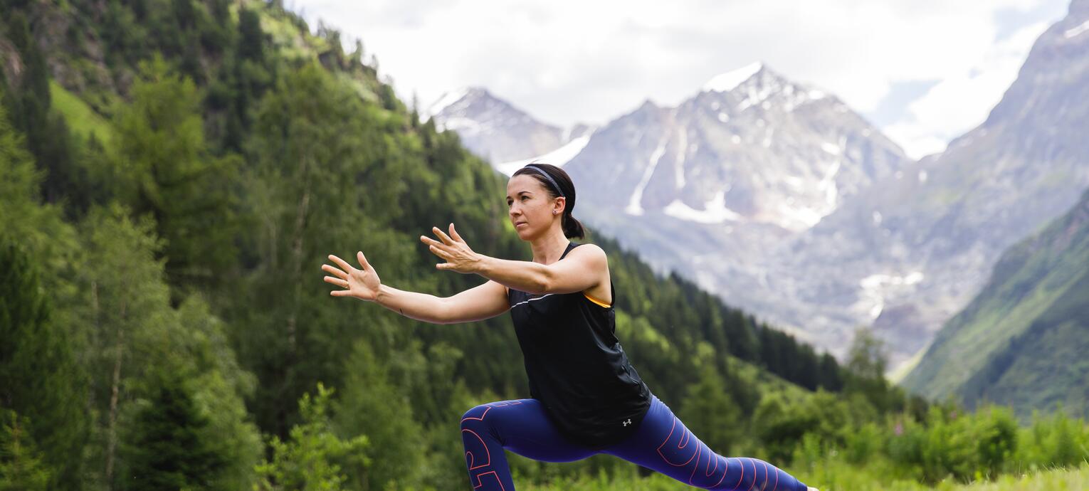 yoga vacation in the mountains