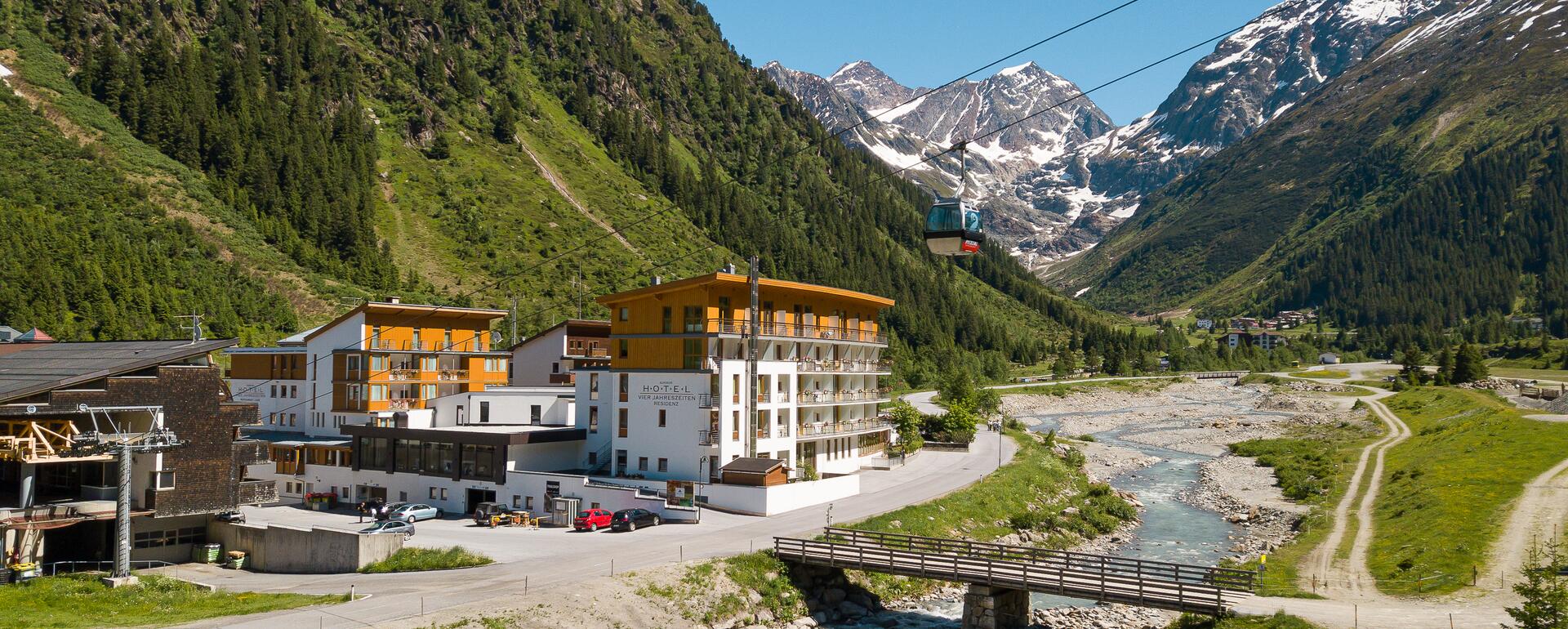 hotel directly at the mountain railroad Tyrol