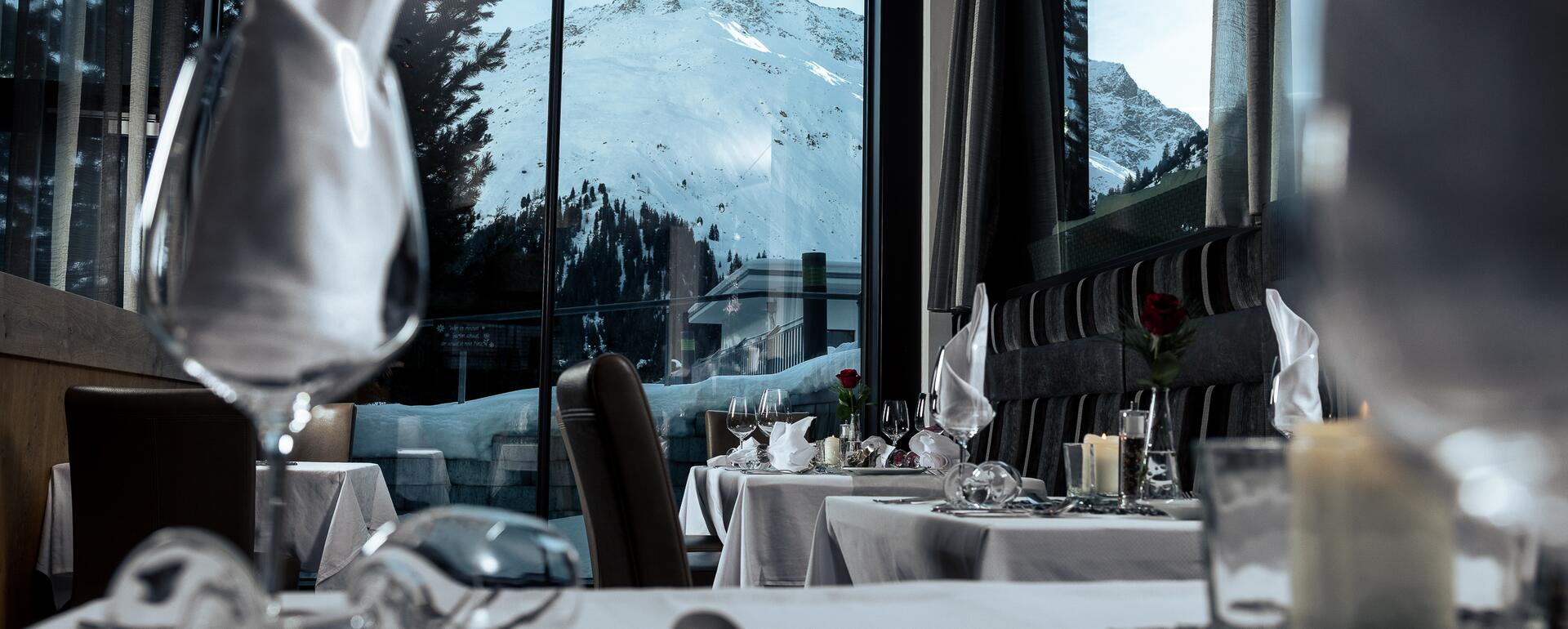restaurant Pitztal valley in winter