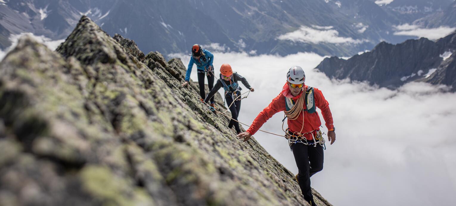 climbing tour in the Pitztal valley