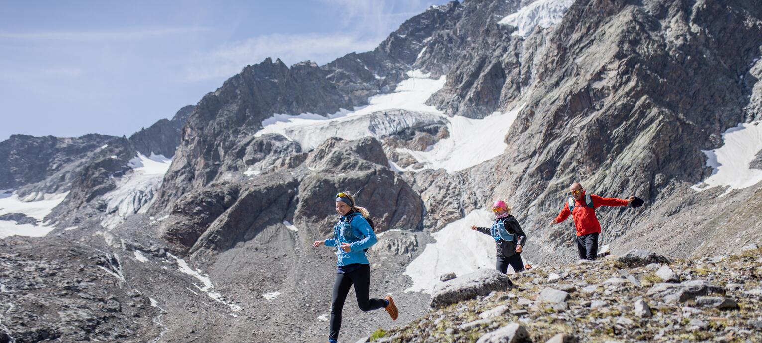 trail running in the Pitztal valley