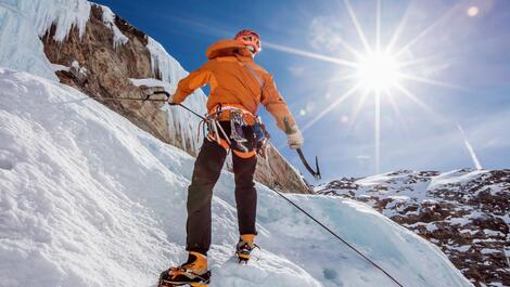 ice climbing vacation Tyrol