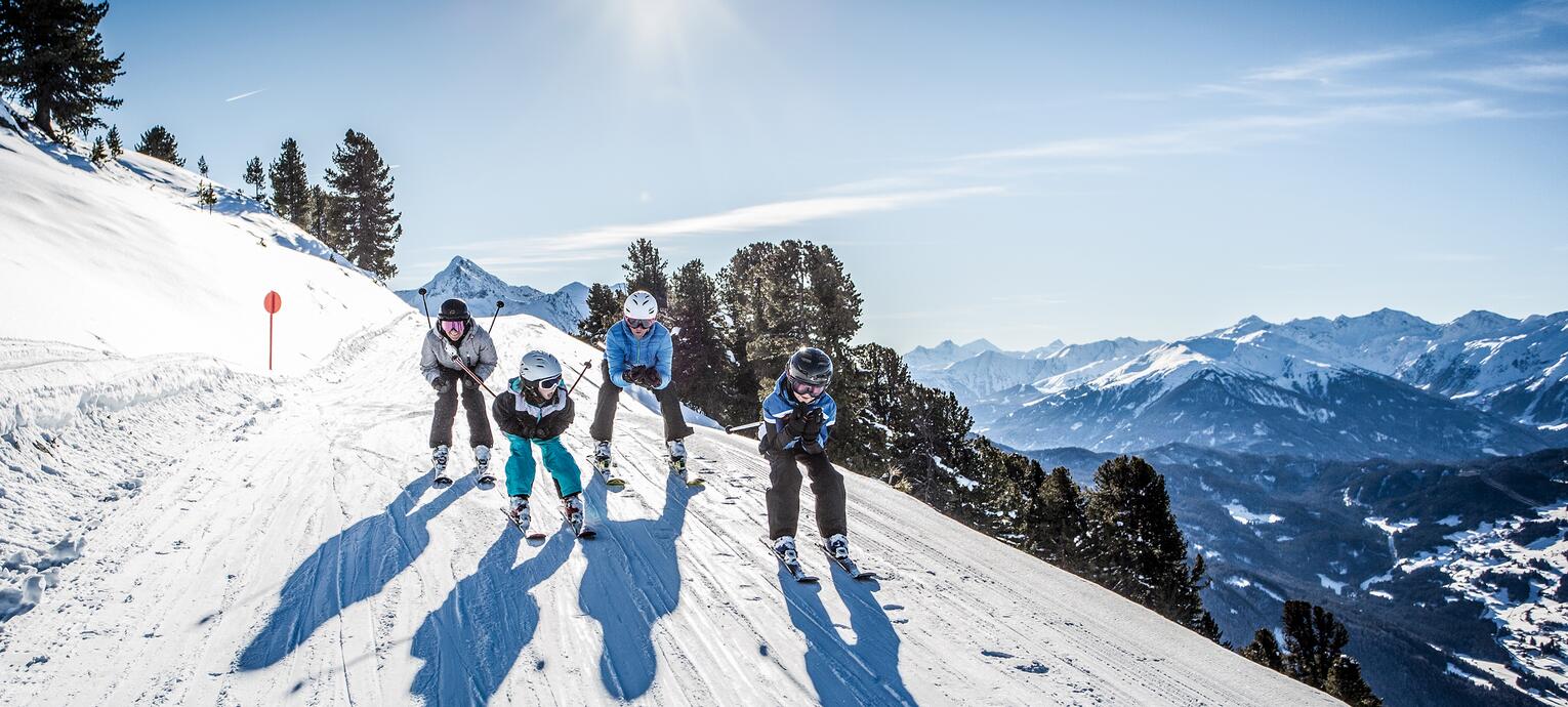 family ski vacation Pitztal valley