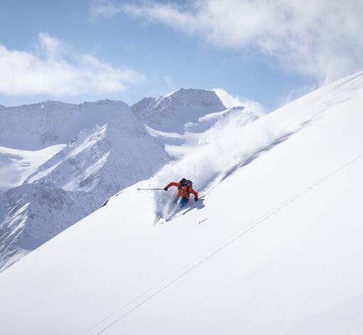 Tiefschneefahren im Pitztal