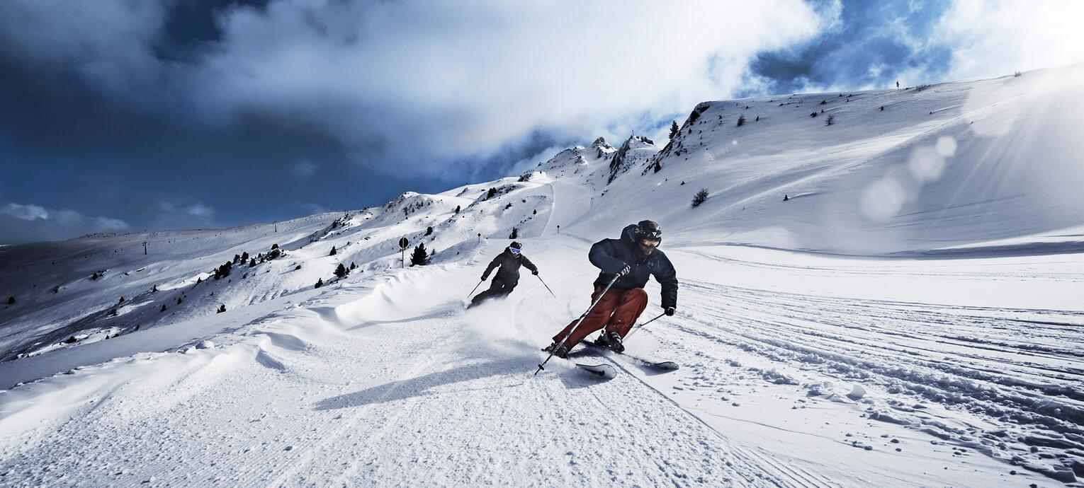 skiing in the Pitztal valley