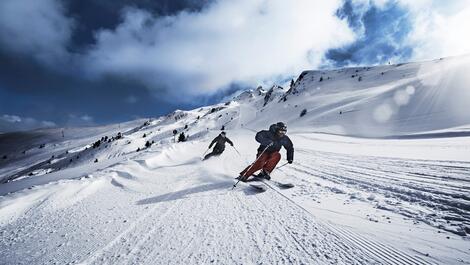 skiing in the Pitztal valley