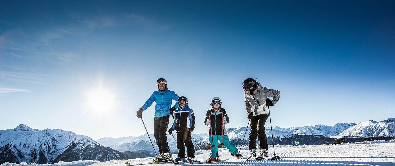 Familien Skiurlaub im Pitzal