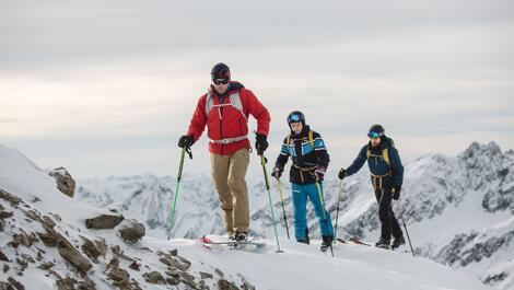 guided ski tour Pitztal valley