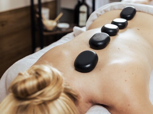 hot stone massage wellness hotel Pitztal valley