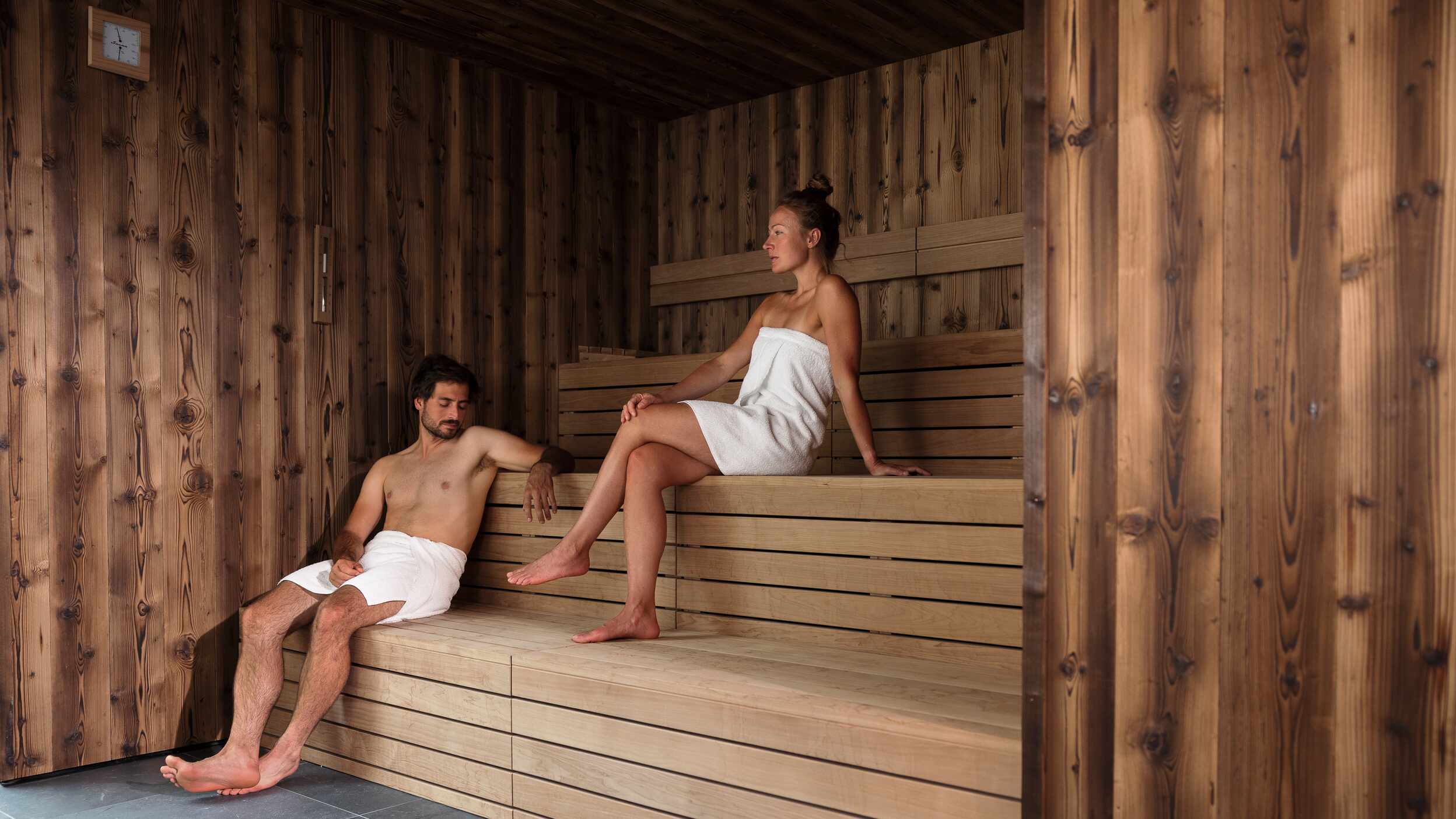 Pärchensauna im Wellnessurlaub